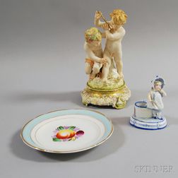 Three Pieces of KPM Porcelain